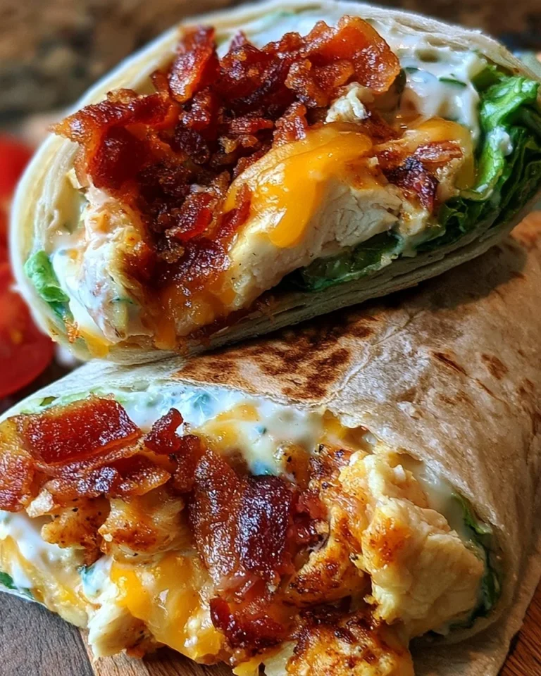 Cheesy bacon ranch wraps with fresh ingredients and flavorful fillings.