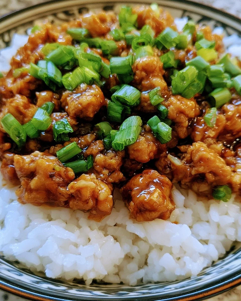 Sweet and Savory Honey Garlic Ground Turkey