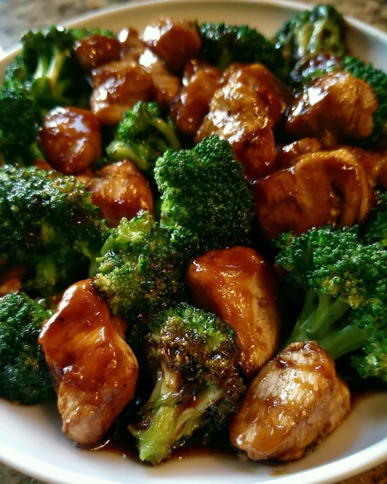 Delicious Teriyaki Chicken with Broccoli served on a plate